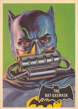 1966 O-Pee-Chee Batman (Black Bat Logo) #43 The Bat-Gasmask Front