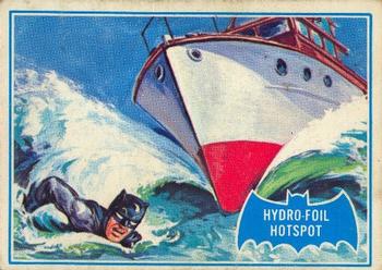 1966 O-Pee-Chee Batman Series B (Blue Bat Logo) #3B Hydrofoil Hotspot Front