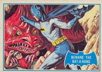 1966 O-Pee-Chee Batman Series B (Blue Bat Logo) #38B Beware the Batarang Front