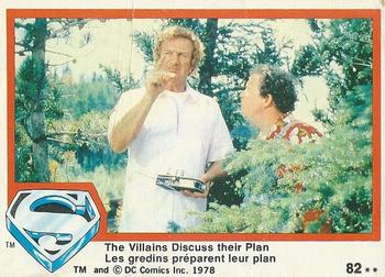 1978 O-Pee-Chee Superman: The Movie #82 The Villains Discuss Their Plan Front
