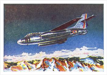 1958 Cardmaster Jet Aircraft of the World #59 Sud-Ouest Vautour Front