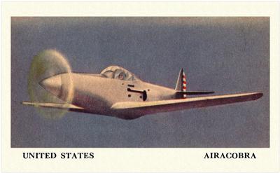 1940 Cracker Jack Fighting Planes (E151) #NNO United States: Airacobra Front