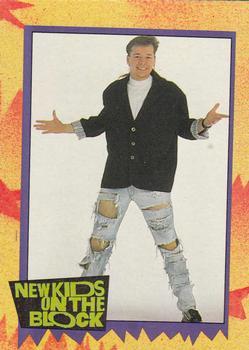 1989 O-Pee-Chee New Kids on the Block #7 Donnie Wahlberg Front