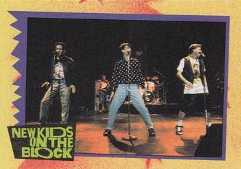1989 O-Pee-Chee New Kids on the Block #21 Message to Fans! Front