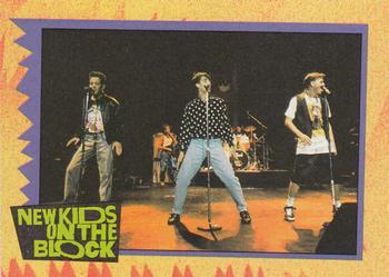 1989 O-Pee-Chee New Kids on the Block #21 Message to Fans! Front