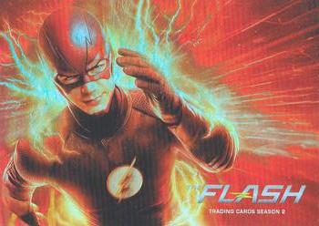 2017 Cryptozoic The Flash Season 2 - Rainbow Foil #1 The Flash Trading Cards Season 2 Front