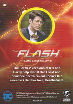 2017 Cryptozoic The Flash Season 2 - Rainbow Foil #42 Appealing to Her Cold Heart Back