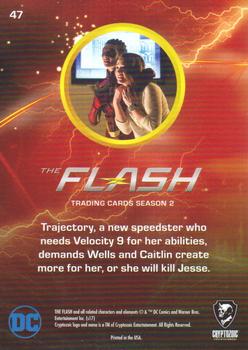 2017 Cryptozoic The Flash Season 2 - Rainbow Foil #47 Velocity or Death Back