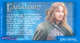 2003 Bassett Lord of the Rings: The Two Towers #NNO Faramir Front