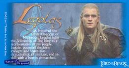 2003 Bassett Lord of the Rings: The Two Towers #NNO Legolas Front