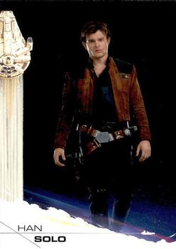 2018 Topps Solo: A Star Wars Story #1 Han Solo Front