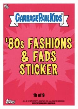 2018 Topps Garbage Pail Kids We Hate the '80s - Puke #1b Hairy Geri Back