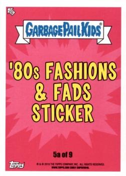 2018 Topps Garbage Pail Kids We Hate the '80s - Puke #5a Harry Metal Back