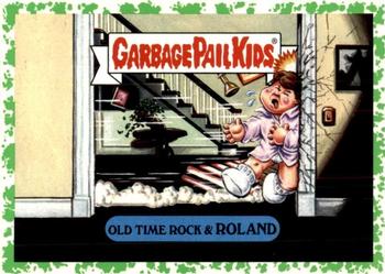 2018 Topps Garbage Pail Kids We Hate the '80s - Puke #5a Old Time Rock & Roland Front