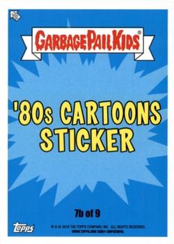 2018 Topps Garbage Pail Kids We Hate the '80s - Bruised #7b Short Kate Back