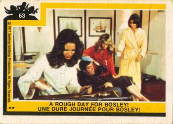 1977 O-Pee-Chee Charlie's Angels #63 A Rough Day for Bosley! Front