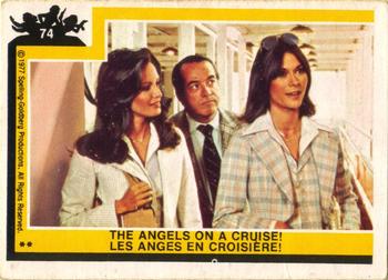 1977 O-Pee-Chee Charlie's Angels #74 The Angels on a Cruise! Front