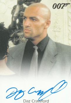 2017 Rittenhouse James Bond Archives Final Edition - Autographs #NNO Daz Crawford Front