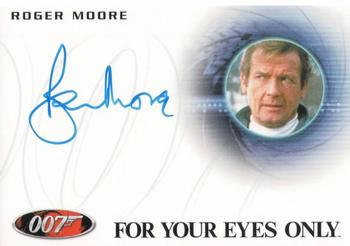 2017 Rittenhouse James Bond Archives Final Edition - Autographs #A224 Roger Moore Front