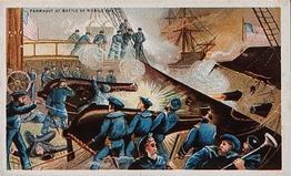 1887 W. Duke Sons & Co. Battle Scenes (N99) #NNO Farragut At Battle Of Mobile Bay Front