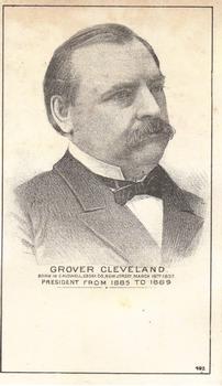 1880-85 U.S. Presidents (HD2a) #NNO Grover Cleveland Front
