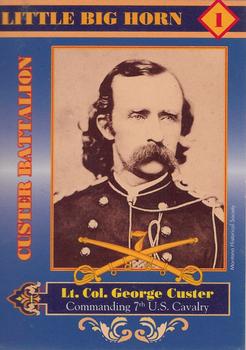1994 Old West Legacy Publishing Little Big Horn #1 Lt. Col. George Custer Front