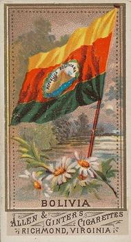 1887 Allen & Ginter Flags of All Nations (N9) #NNO Bolivia Front