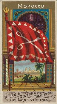 1887 Allen & Ginter Flags of All Nations (N9) #NNO Morocco Front