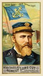 1887 Honest Long Cut Sea Captains (N127) #NNO Julius Barre Front
