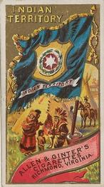 1888 Allen & Ginter Flags of States & Territory (N11) #NNO Indian Territory Front