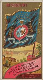 1888 Allen & Ginter Flags of States & Territory (N11) #NNO Missouri Front