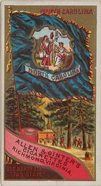 1888 Allen & Ginter Flags of States & Territory (N11) #NNO North Carolina Front