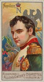1888 Allen & Ginter Great Generals (N15) #NNO Napoleon Bonaparte Front
