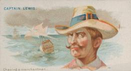 1888 Allen & Ginter Pirates of the Spanish Main (N19) #28 Captain Lewis Front