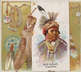 1888 Allen & Ginter The American Indian (N36) #NNO Big Bear Front