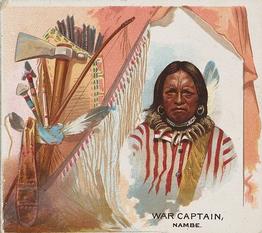 1888 Allen & Ginter The American Indian (N36) #NNO War Captain Front