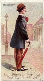 1888 Allen & Ginter World's Dudes (N31) #NNO Frankfort Front