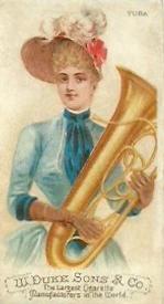 1888 W. Duke, Sons & Co. Musical Instruments (N82) #NNO Tuba Front