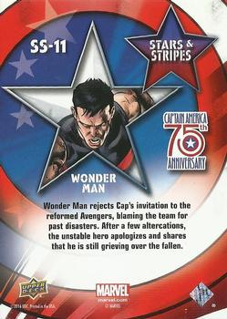 2016 Upper Deck Captain America 75th Anniversary - Stars and Stripes #SS-11 Wonder Man Back