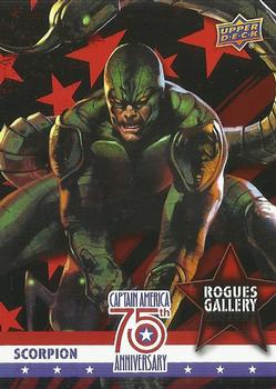 2016 Upper Deck Captain America 75th Anniversary - Rogues Gallery #RG-2 Scorpion Front