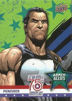 2016 Upper Deck Captain America 75th Anniversary - Armed Allies #AA-5 Punisher Front