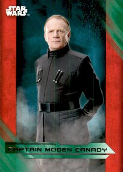 2017 Topps Star Wars: The Last Jedi - Green #53 Captain Moden Canady Front