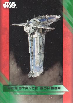 2017 Topps Star Wars: The Last Jedi - Green #58 Resistance Bomber Front