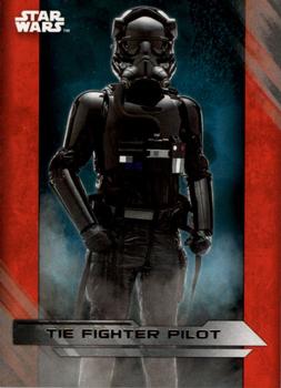 2017 Topps Star Wars: The Last Jedi - Silver #23 TIE Fighter Pilot Front