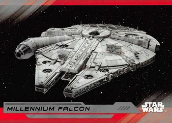 2017 Topps Star Wars: The Last Jedi - Silver #59 The Millennium Falcon Front