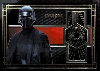 2017 Topps Star Wars: The Last Jedi - Commemorative Emblems Relics #BG-KR Kylo Ren / First Order Front