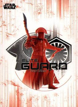 2017 Topps Star Wars: The Last Jedi - Character Stickers #DS-3 Praetorian Guard Front