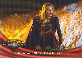 2018 Cryptozoic Supergirl Season 1 #4 Soon, Your Whole City Will Bleed Front