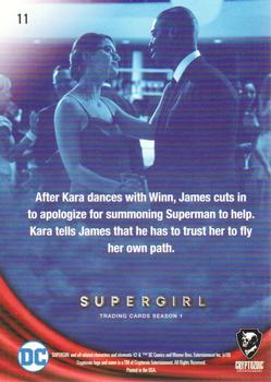 2018 Cryptozoic Supergirl Season 1 #11 Can I Have This Dance? Back