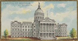 1889 Allen & Ginter General Government and State Capitol Buildings (N14) #NNO Georgia Front
